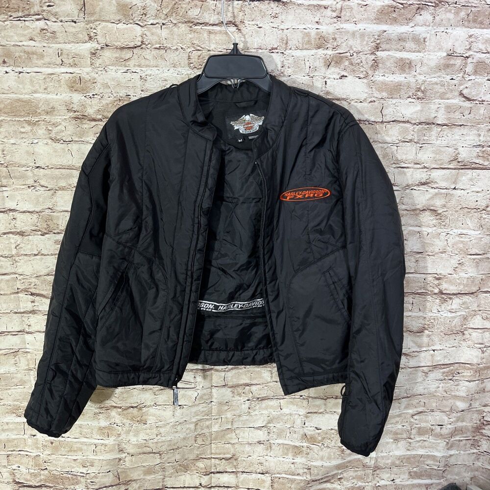 Women's Harley-Davidson FXRG Nylon Jacket, Used, #98366-05VW Size M, Two Pcs.